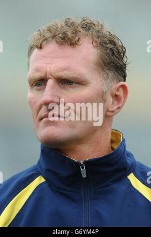 Warwickshire directeur du cricket Dougie Brown pendant la journée des médias à Edgbaston, Birmingham. Banque D'Images