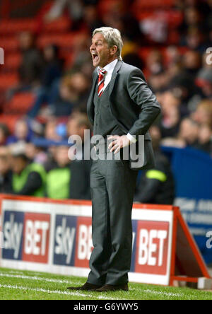 Soccer - Sky Bet Championship - Charlton Athletic v Barnsley - The Valley. Charlton Athletic Manager Jose Riga Banque D'Images