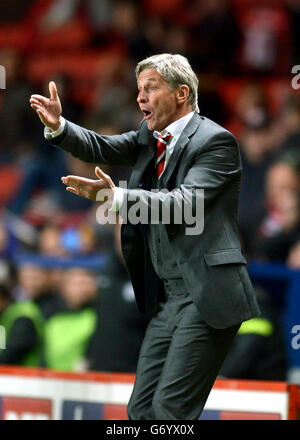 Soccer - Sky Bet Championship - Charlton Athletic v Barnsley - The Valley. Charlton Athletic Manager Jose Riga Banque D'Images