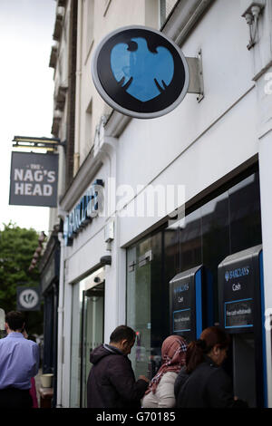 Stock de la Barclays Bank Banque D'Images