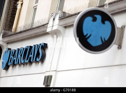 Une succursale de Barclays Bank à Islington, dans le nord de Londres. Banque D'Images