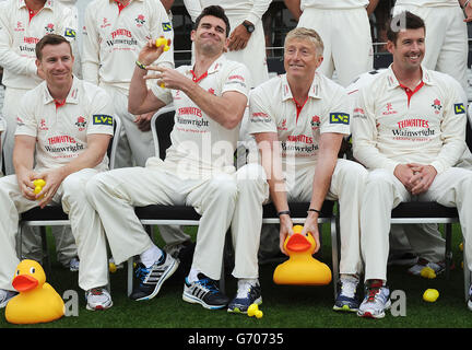 Cricket - 2014 - Journée des médias de la CCC Lancashire Old Trafford Cricket Ground Banque D'Images