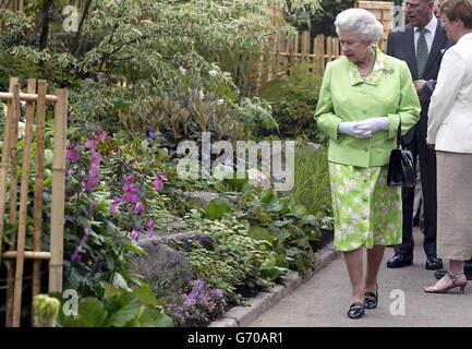 Reine Chelsea Flower Show Banque D'Images