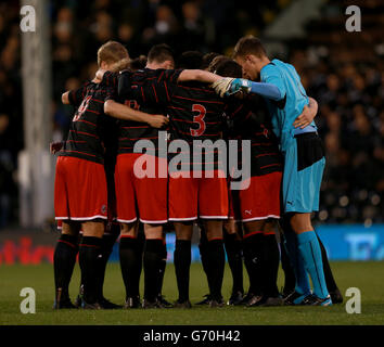 Football - FA Cup - Demi-finale de la jeunesse - Deuxième étape - Fulham v Lecture - Craven Cottage Banque D'Images