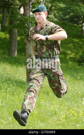 Le capitaine Jim Bonney retour au travail Banque D'Images