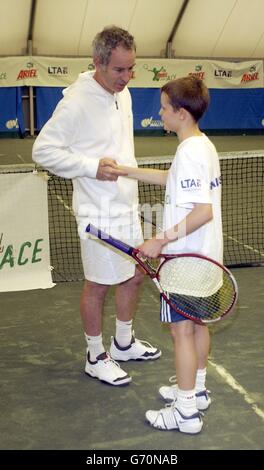 John McEnroe Masterclass Banque D'Images