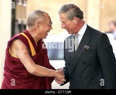 Dalaï Lama & Prince de Galles Banque D'Images