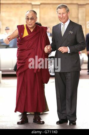 Dalaï Lama & Prince de Galles Banque D'Images