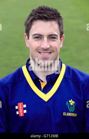 Cricket - Glamorgan CCC Media Day - SWALEC Stadium. Glamourgan's will Owen Banque D'Images