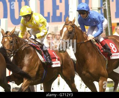 Frankie Dettori Sandown Banque D'Images