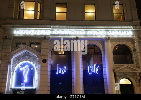 London Music, stock. La salle de musique Jazz Cafe à Camden, Londres. Banque D'Images