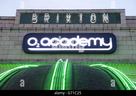 London Music venues - stock. La salle de musique de l'O2 Academy Brixton à Londres. Banque D'Images