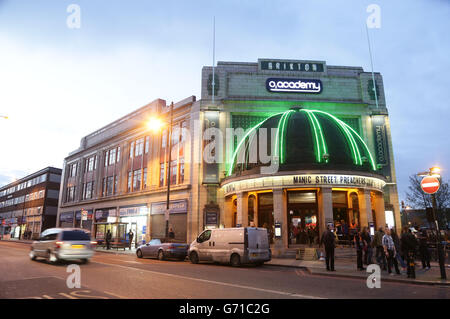 London Music, stock. La salle de musique de l'O2 Academy Brixton à Londres. Banque D'Images