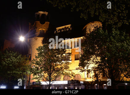 London Music venues - stock. La salle de musique O2 Shepherd's Bush Empire à Londres. Banque D'Images