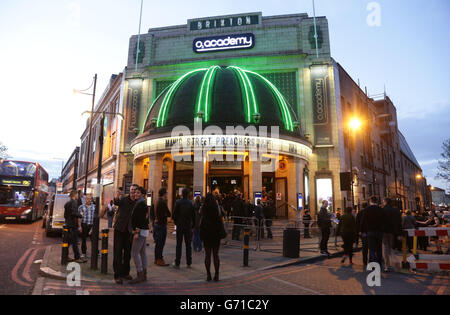 London Music, stock. La salle de musique de l'O2 Academy Brixton à Londres. Banque D'Images