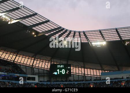 Soccer - Barclays Premier League - Manchester City v Sunderland - Etihad Stadium Banque D'Images