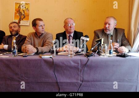 L'arrêt de la campagne Bush Irlande Banque D'Images