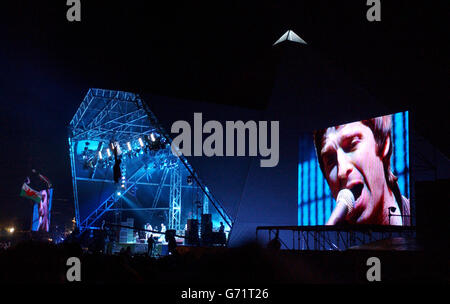 Glastonbury Festival 2004 - digne ferme - Pilton, Somerset Banque D'Images