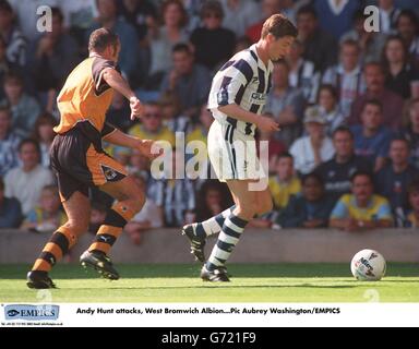 FOOTBALL. West Bromwich Albion et Wolverhampton Wanderers. Andy Hunt - Albion de West Bromwich Banque D'Images