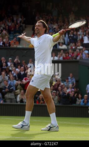 WIMBLEDON Ivanisevic 3 Banque D'Images