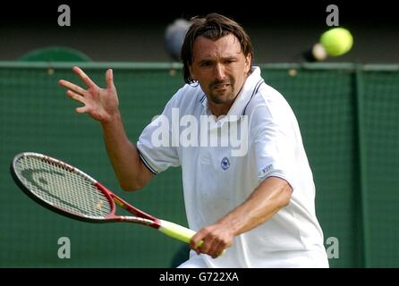 WIMBLEDON Ivanisevic 4 Banque D'Images