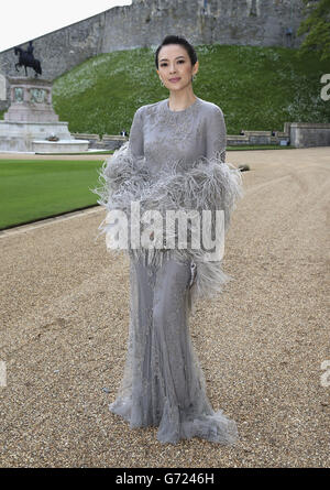 Les hôtes bénéficient de l'hôpital du cancer Duke Banque D'Images