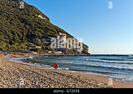 Plage de Sabaudia, Parc National de Circeo, Sabaudia, Latina, Latium, lazio, Italie, Europe Banque D'Images