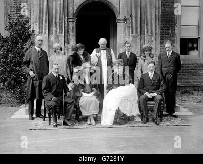 Famille royale britannique - photos de groupe - Goldsborough - 1923 Banque D'Images