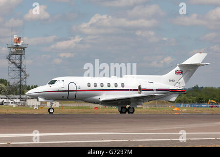 Royal Air Force (RAF) British Aerospace HS-125 CC3 ZD621 exploité par no32 'Le Royal' (TR), à l'Escadron RAF Northolt. Banque D'Images