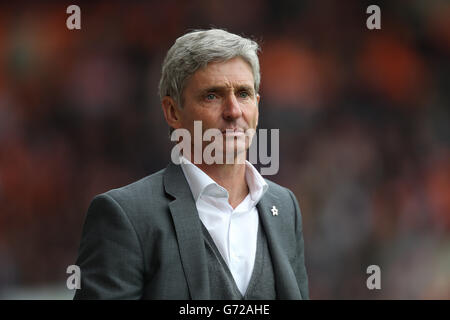 Football - Championnat Sky Bet - Blackpool / Charlton Athletic - Bloomfield Road.Jose Riga, le Manager de Charlton Athletic, pendant le match contre Blackpool Banque D'Images