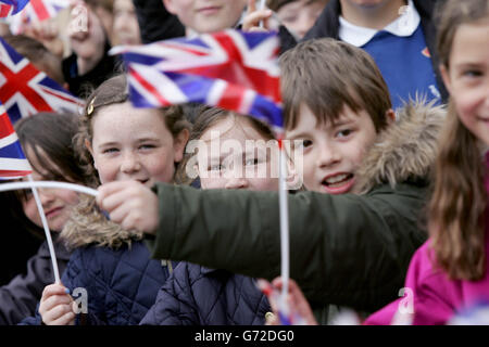 Duchesse de Cornouailles en visite à la Leeming Banque D'Images