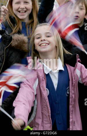 Duchesse de Cornouailles en visite à la Leeming Banque D'Images