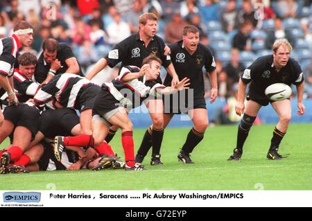 Rugby Union - championnat de clubs de courage - Wasps v Saracens. Peter Harries , Saracens Banque D'Images