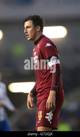 Football - championnat Sky Bet - finale - demi finale - première étape - Brighton et Hove Albion v Derby County - AMEX Stadium. George Thorne, comté de Derby Banque D'Images