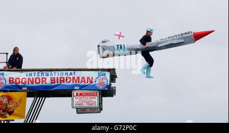 La concurrence Bognor Birdman Banque D'Images