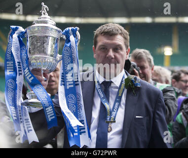 Football - coupe d'Écosse William Hill - finale - St Johnstone / Dundee United - Celtic Park.Tommy Wright, directeur de St Johnstone Banque D'Images