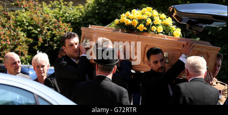 Elena Baltacha funeral Banque D'Images