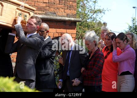 Elena Baltacha funeral Banque D'Images