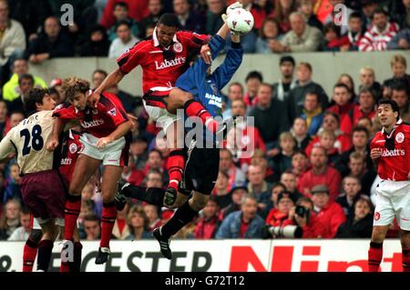 - Football Premiership Carling - Nottingham Forest v West Ham United Banque D'Images