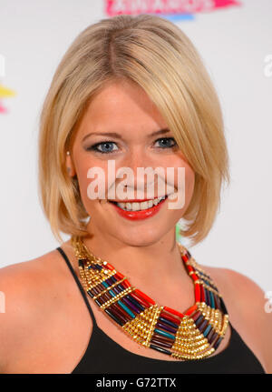 Suzanne Shaw arrive au High Street Fashion Awards de Lorraine, à Vinopolis, dans le centre de Londres. Banque D'Images