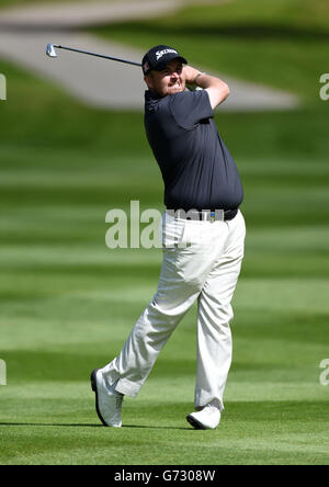 Golf - Championnat BMW PGA 2014 - quatrième jour - Wentworth Golf Club.Shane Lowry d'Irlande pendant le quatrième jour des championnats BMW PGA au Wentworth Club, Surrey. Banque D'Images