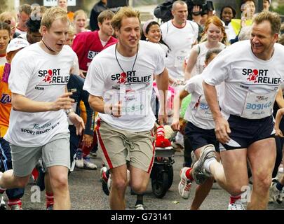 Secours Sport Londres Mile Banque D'Images