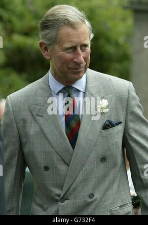 Visite de S.A.R. le Prince Charles de galles Banque D'Images