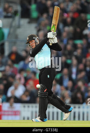 Cricket - NatWest T20 Blast - South Division - Surrey c. Middlesex - The Kia Oval. Jason Roy de Surrey. Banque D'Images