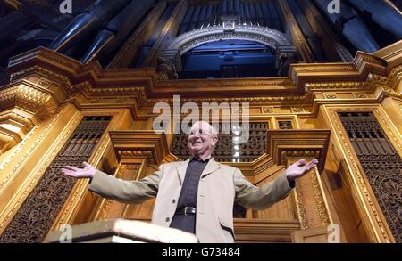 Martin Neary Royal Albert Hall Organ Banque D'Images