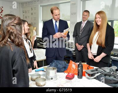 William visites Yorkshire Banque D'Images