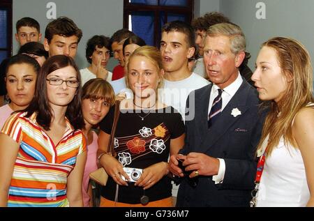 Visite du Prince de Galles Mostar Banque D'Images