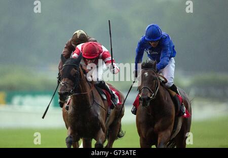 Les courses de chevaux - Cantor Fitzgerald Brigadier Gerard soir - Sandown Park Racecourse Banque D'Images