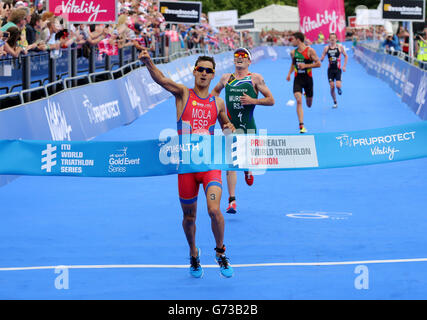 - Triathlon ITU World Series - PruHealth World Triathlon - Londres Banque D'Images