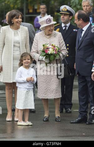 Visite d'Etat en France Banque D'Images
